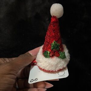 Icing Red and White Santa Hat Accessory